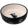 Miska Magic Cat keramická čierna/biela 13,4x4cm 170ml