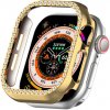 AppleKing púzdro posádzané kamienky pre Apple Watch 44mm - zlaté - možnosť vrátiť tovar ZADARMO do 30tich dní