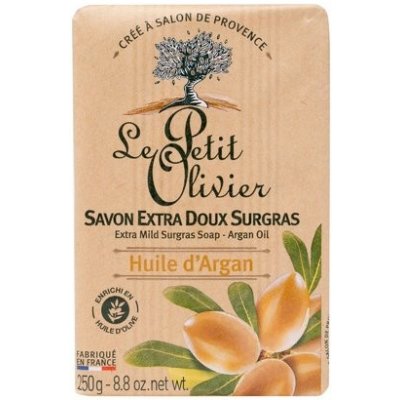 Le Petit Olivier Argan Oil Extra Mild Surgras Soap - Tuhé mydlo 250 g