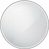 Nimco LED zrkadlo 60 cm okrúhle čierne – difuzér z akrylového skla ZPC 28000R-90