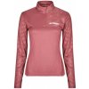 adidas Mikiny Multi Half-Zip Long Sleeve Long-Sleeve Top Bordová