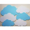 LYMFY | Oblaky maľované 6ks | viacfarebné