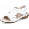 Dámske sandále RIEKER 65964-80 biela S6 42