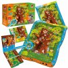 Puzzle Roter Kafer 54 dielikov Vzdelávacia hra s lupou: Forest story
