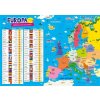 Podložka na stôl mapa Európy obojstranná