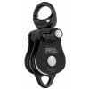 Petzl SPIN L2 dvojitá kladka s otočným závesom (swivelom) ČIERNA