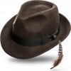 Stars & Stripes Klobúk Egon Stars & Stripes, hnedý Obvod hlavy: L