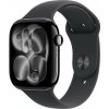 Apple Watch Series 11 GPS + Cellular 46mm Jet Black Aluminium Case with Black Sport Band - M/L MFC44WF-A