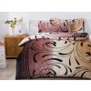 XPOSE® Mikroplyšové obliečky NAOMI Exclusive - hnedé 140x200 cm, 70x90 cm, Mikroplyš + Predĺžená možnosť vrátenia tovaru do 50 dní