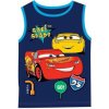 Setino chlapčenské tričko bez rukávov Cars McQueen tm. modré