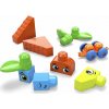 MEGA BLOKS Pořádně velký pytel kostek - Modrý (150)
