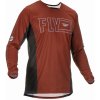 dres KINETIC FUEL , FLY RACING - USA 2022 (rezavá/černá , vel. S) M170-0122-S