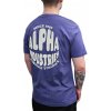 Alpha Industries Logo T Back Print tričko pánske Night Purple Farba: fialová, Veľkosť: XXL