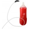 Mäkká športová fľaša s hadičkou Compressport ERGOFLASK 500ML + TUBE červená