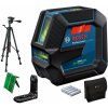 BOSCH GLL 2-15 G Čiarový laser, 4x batéria 1,5 AA + Statív BT 150, 0601063W01