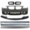 KITT Specials Front Bumper with Central Grilles Kidney suitable for BMW 5 Series F10 F11 Non LCI (07.2010-2013) Spoiler Lip and Side Skirts Sedan Touring M-Technik Design