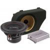 Set subwoofera v OEM ozvučnici a zosilňovače do Ford Mondeo II č.2