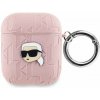 Karl Lagerfeld PU Embossed Karl Head Puzdro na AirPods 1/2 KLA2PGKIPP