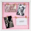 Fotorámik na 6 fotiek 10x15 so štipcami Gitter rose