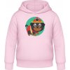 AWDis Detská Mikina s Kapucňu - Psí záchranár - Bábätkovská ružová - 7 - 8 Rokov - Detské