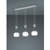 TRIO 342010307 MADISON závesné svietidlo SMD LED 3x8W/900lm 3000K matný nikel, biela, switchdimmer