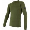 Sensor Pánske tričko SENSOR Merino Active dl. rukáv safari XL zelený