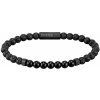 Hugo Boss Trendy čierny korálkový náramok 1580272
