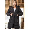 Z6758 DEWBERRY WOMEN'S COAT-PLAIN BLACK čierna M dewberry 2465430620361