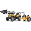 FALK - Šlapací traktor SuperBuilder s nakladačem, rypadlem a vlečkou