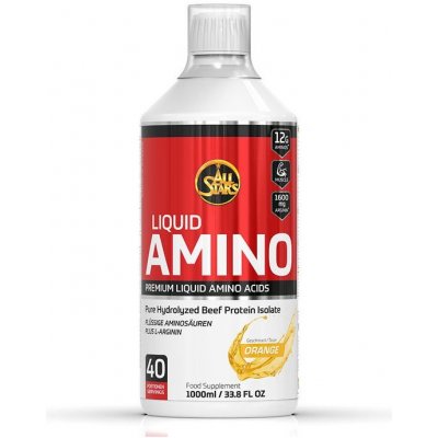 All Stars Amino Liquid 1000 ml, Príchuť pomaranč, Balenie 1000 ml