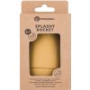 PETITE&MARS Hračka silikónová do vody s kefkou Splashy Rocket Intense Ochre 6m+ 607819