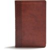 CSB Everyday Study Bible, British Tan LeatherTouch (Csb Bibles by Holman)(Pevná)