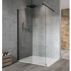 Gelco VARIO walk-in 110 cm číre sklo čierna (Sprchová zástena walk in Gelco VARIO)