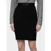 4F H4L21-SPUD010 DEEP BLACK Dámska sukňa US S