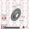 Brzdový kotúč ZIMMERMANN 100.1243.52 (100124352)