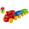 Teddies Vlak + 2 vagóny plast 60cm