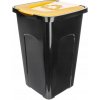 Plastový odpadkový kôš Kadax 50l žltý