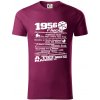 1956 v kocke - Tričko z organickej bavlny - XL ( Fuchsiová )