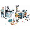 Set práčovňa a obchod Super Market Wash&Clean Laundry Smoby s elektronickým vysávačom a spotrebičmi