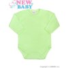 Dojčenské body celorozopínacie New Baby Classic zelené