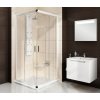 Ravak BLIX BLRV2 sprchový kút rohový 90x90x190,Bright alu,Grape +vešiak 1LV70C00ZG