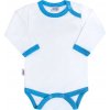 Dojčenské body New Baby s modro-tyrkysovým lemom Tyrkysová 80 (9-12m)