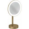 Kludi Vela R Kozmetické zrkadlo s LED osvetlením, kefovaný bronz 58995N1F