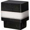 Floraworld Solárny LED kryt stĺpika, antracitový, 2 ks, 4 x 6 cm