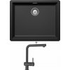 Schock GREENWICH N-100L U Stone + Schock EPOS 540127 Stone