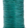 Pro Háčkování Bavlněná voskovaná šňůrka tyrkysová 5 m