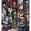 Dimex fototapeta MS-3-0013 Times Square kreslený 225 x 250 cm