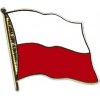 Odznak (pins) 20mm vlajka Poľsko - farebný