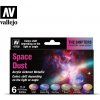 Vallejo sada 77.091 airbrush farieb Space Dust 6x17 ml (Space Dust Paint set 77.091)