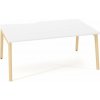 Interier-Ricany Pracovné stoly Bench ALFA ROOT 180x160cm, biely